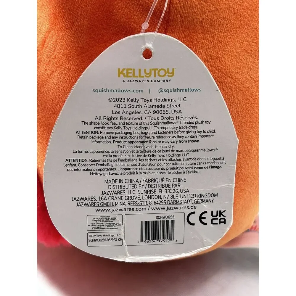 Ernest The Monster Halloween 8” Plush Stuffed Kellytoy Squishmallow 2023 W/ Tags